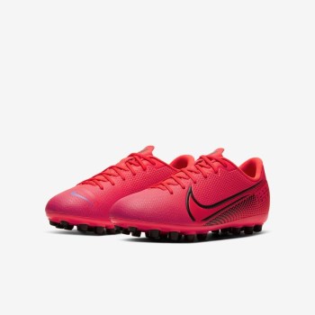 Nike Jr. Mercurial Vapor 13 Academy AG - Nagyobb Gyerek Focicipő - Piros/Piros/Fekete